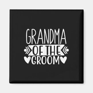 Grootmoeder van de Groom T - shirts Wedding Gift B Magneet