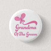 Grootmoeder van de Groom Wedding Party Ronde Button 3,2 Cm (Voorkant)