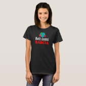 Grootmoeder van de grootste Babcia Poolse grootmoe T-shirt (Voorkant volledig)