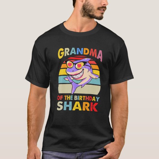 Grootmoeder van de haaienziekte Funny Shark T-shirt (Voorkant)
