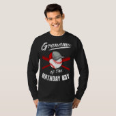 Grootmoeder van de honkbal van de Birthday Boy T-shirt (Voorkant volledig)
