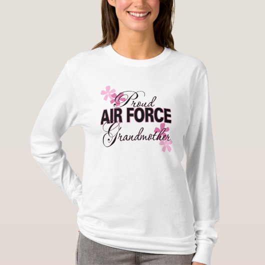 Grootmoeder van de luchtmacht t-shirt (Voorkant)