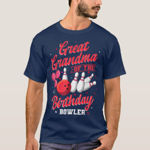 Grootmoeder van de marathedagse Bowler Bowling Cel T-shirt