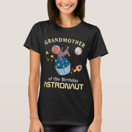 Grootmoeder van de verjaardag Astronaut Family Mat T-shirt