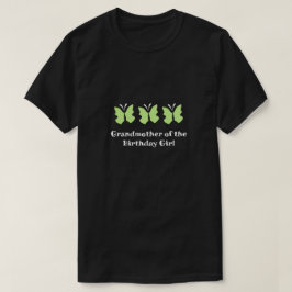 Grootmoeder van de Vlinder Verjaardag Meisje T-shirt