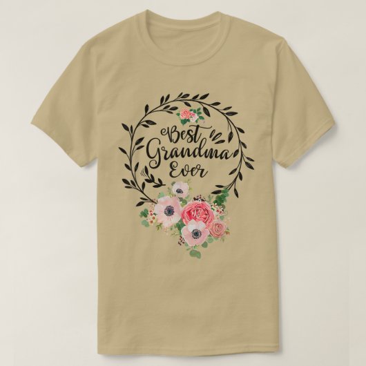 Grootmoeder van de vrouwen in het blote decor, oma t-shirt (Design voorkant)