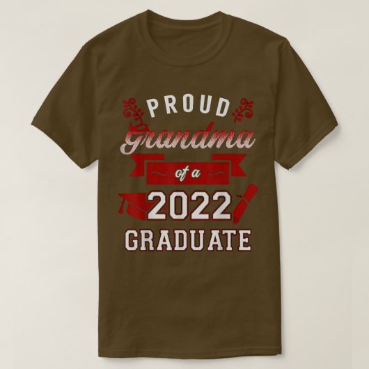 Grootmoeder van een 2022 Afstuderen T-Shirt kopie (Design voorkant)