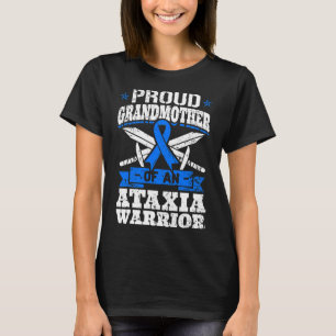 Grootmoeder van een Ataxia Warrior Blue Awareness T-shirt