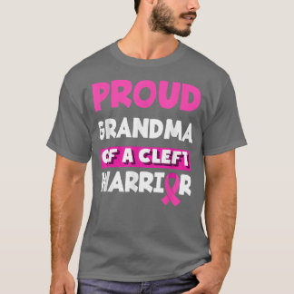 Grootmoeder van een Cleft Warrior Cleft Lip & Pala T-shirt