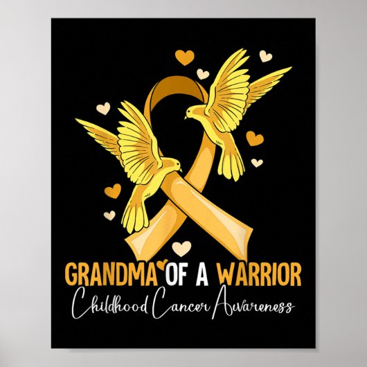 Grootmoeder van een kind met kinderkanker poster (Voorkant)