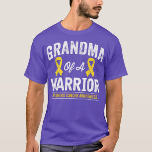 Grootmoeder van een kind met kinderkanker t-shirt