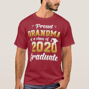 Grootmoeder van een klasse van 2020 Afstuderen Shi T-shirt