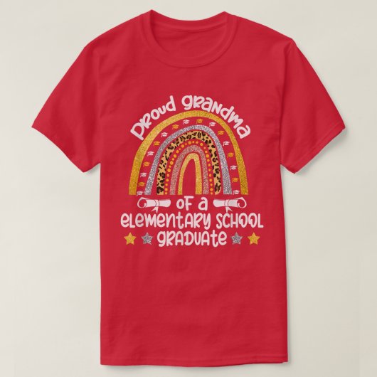 Grootmoeder van een klasse van 2022 afstuderen sen t-shirt (Design voorkant)