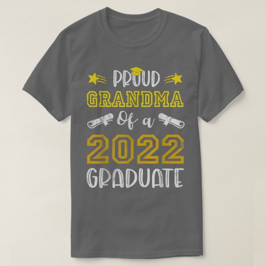 Grootmoeder van een klasse van 2022 Afstuderen Shi T-shirt (Design voorkant)