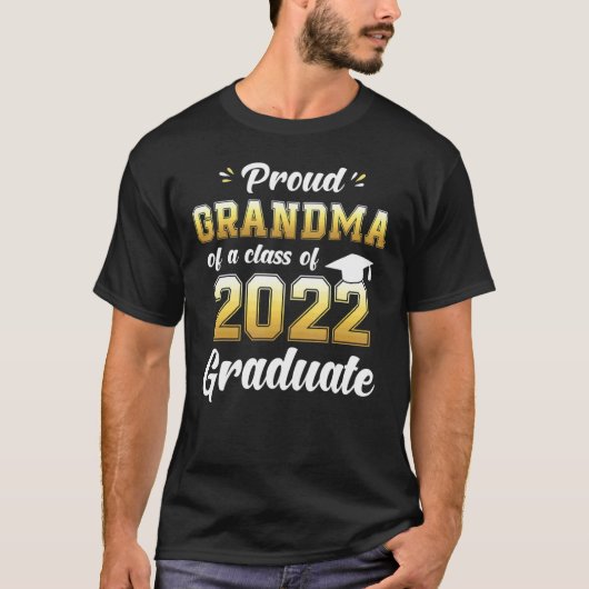 Grootmoeder van groep 2022 Afstuderen senior T-shirt (Voorkant)
