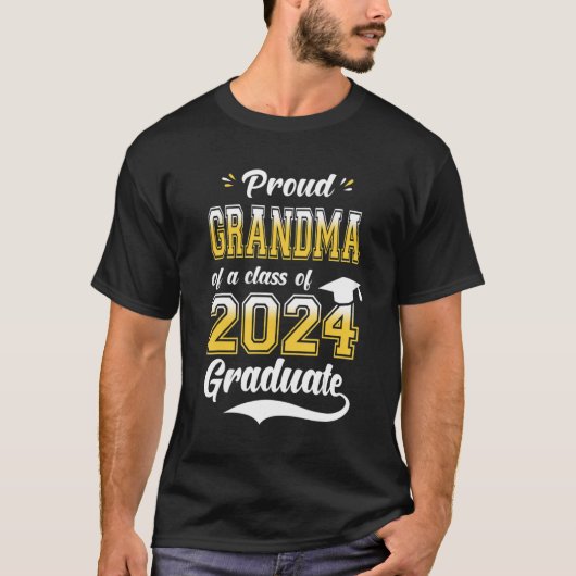 Grootmoeder van groep 2024 Afstuderen senior 2 T-shirt (Voorkant)
