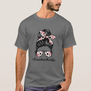 Grootmoeder van grootmoeder in de voetbalsport t-shirt