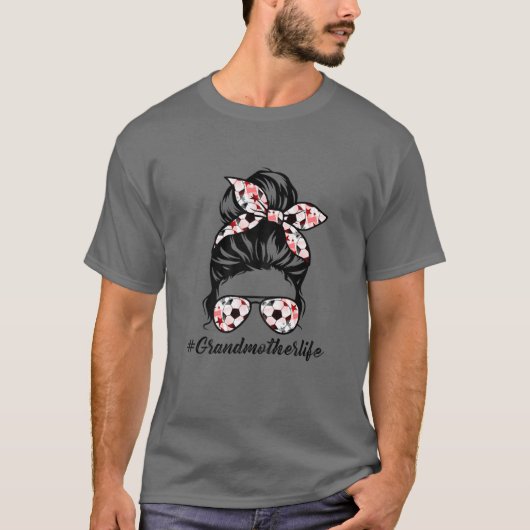 Grootmoeder van grootmoeder in de voetbalsport t-shirt (Voorkant)