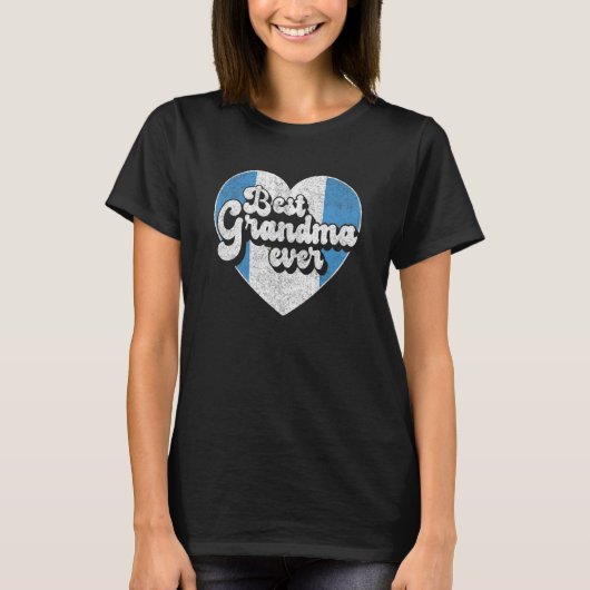 Grootmoeder van Guatemala Vlag Guatemalaanse groot T-shirt (Voorkant)