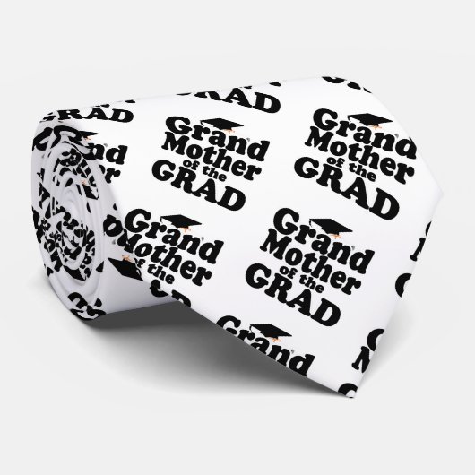 Grootmoeder van het Afstudeerder Afstuderen Stropdas (Opgerold)