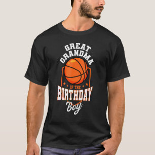Grootmoeder van het Basketball-thema van de Birthd T-shirt