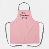 Grootmoeder van het beste grootmoeder ooit roze gr schort (Voorkant)