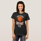 Grootmoeder van het Birthday Boy Basketball Theme T-shirt (Voorkant volledig)