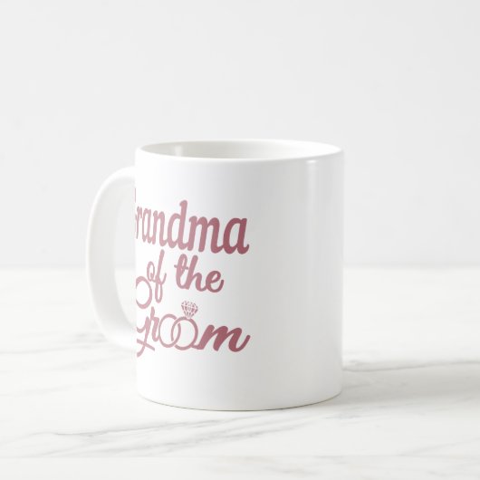 Grootmoeder van het bruinhuwelijk koffiemok (Voorkant links)