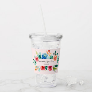 Grootmoeder van het bruinkoolhuwelijk acryl drinkbeker