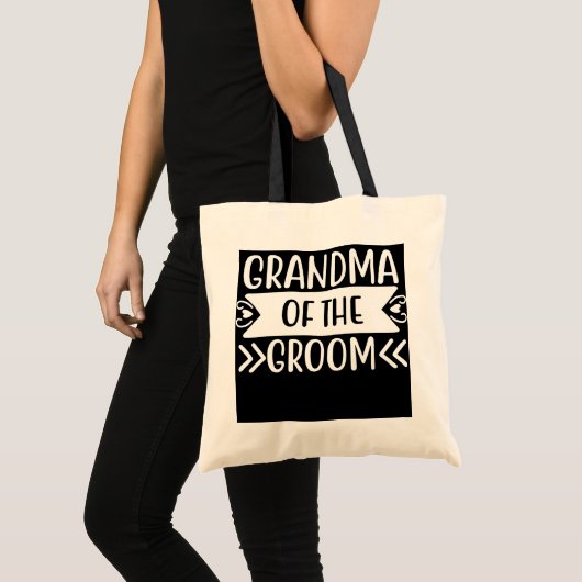 Grootmoeder van het Groom Wedding of Bachelor Part Tote Bag (Voorkant (product))