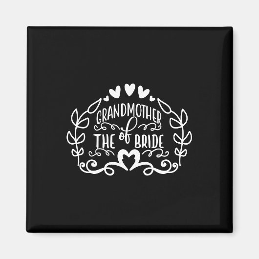 Grootmoeder van het Jubileum van de bruidsbruideT  Magneet (Voorkant)