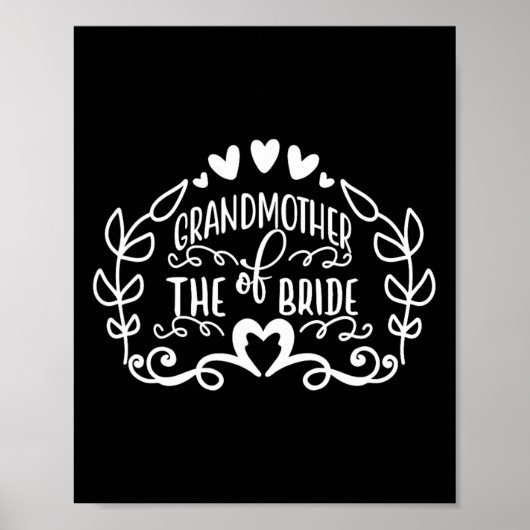 Grootmoeder van het Jubileum van de bruidsbruideT Poster (Voorkant)
