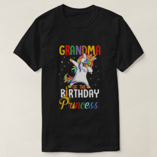 Grootmoeder van het meisje dat de Unicorn-partij v T-shirt