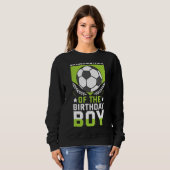 Grootmoeder van het team van Birthday Boy Soccer Trui (Voorkant volledig)