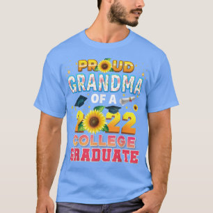 Grootmoeder van klasse 2022 Afstuderen zon T-shirt