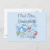 Grootmoeder van paddenstoelen en cadeautjes briefkaart (Voorkant / Achterkant)