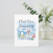 Grootmoeder van paddenstoelen en cadeautjes briefkaart (Staand voorkant)