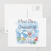 Grootmoeder van paddenstoelen en cadeautjes briefkaart (Voorkant / Achterkant)