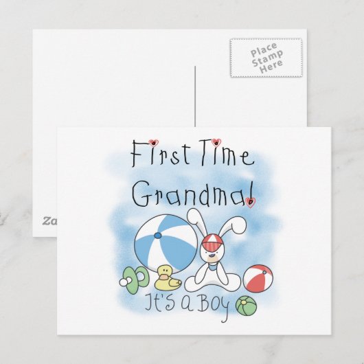 Grootmoeder van paddenstoelen en cadeautjes briefkaart (Voorkant / Achterkant)