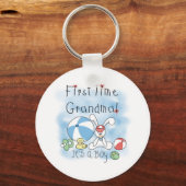 Grootmoeder van paddenstoelen en cadeautjes sleutelhanger (Voorkant)