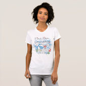 Grootmoeder van paddenstoelen en cadeautjes t-shirt (Voorkant volledig)
