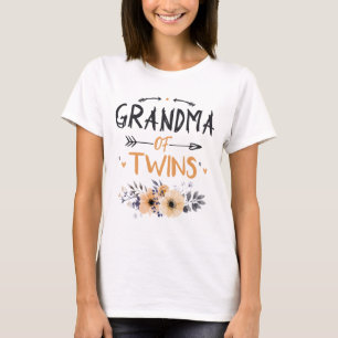 Grootmoeder van tweelingen t-shirt