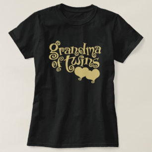 Grootmoeder van tweelingen t-shirt
