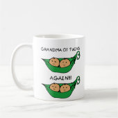 Grootmoeder van tweelingen weer peul koffiemok (Links)