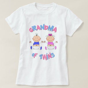 Grootmoeder van Twin Babies T-shirt