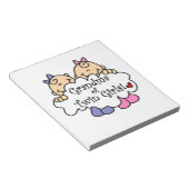 Grootmoeder van Twin Girls Gifts Notitieblok (Schuin)
