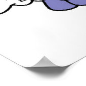 Grootmoeder van Twin Girls Gifts Poster (Hoek)