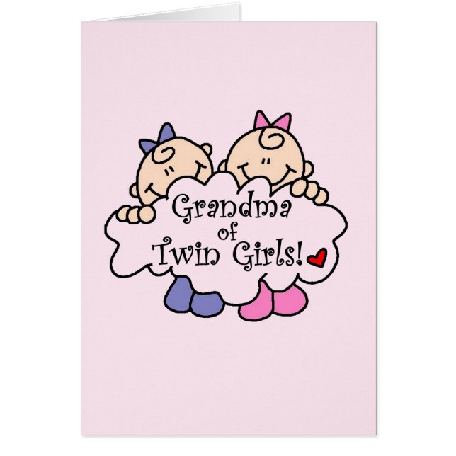 Grootmoeder van Twin Girls Tshirts en Gifts (Voorkant)