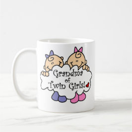 Grootmoeder van Twin Girls Tshirts en Gifts Mok