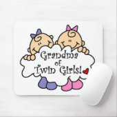 Grootmoeder van Twin Girls Tshirts en Gifts Muismat (Met muis)